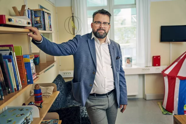 Photo of a researcher at Lund University.