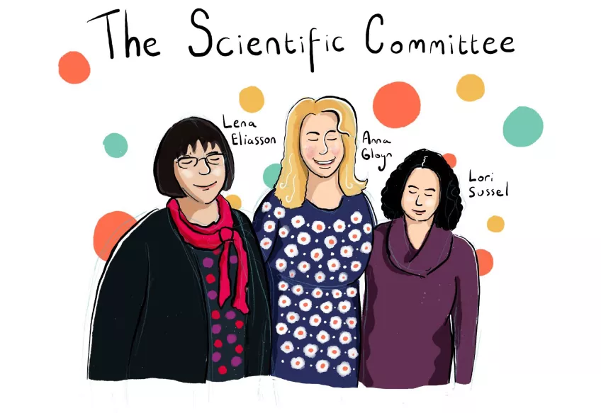 Illustration of the program committee made by @ATJcagan